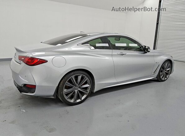 JN1FV7EL1HM701953 2017 INFINITI Q60 Silver Rear right