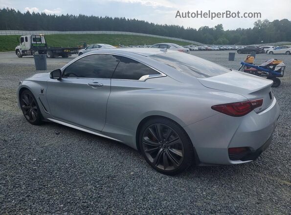 JN1FV7EL1KM440315 2019 INFINITI Q60 Silver უკანა მარცხენა