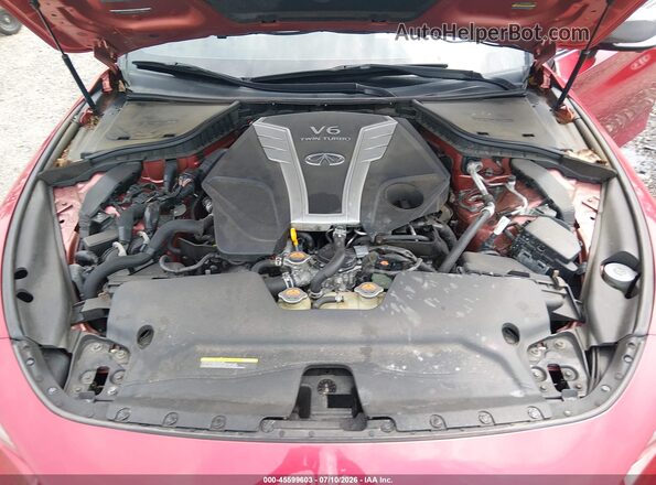 JN1FV7EL2HM701492 2017 INFINITI Q60 Red Rear view