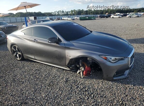 JN1FV7EL2KM440856 2019 INFINITI Q60 Gray Առջևի աջ