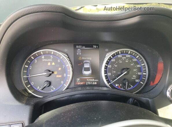 JN1FV7EL2KM440856 2019 INFINITI Q60 Gray Սարքավորումների վահանակի տեսք