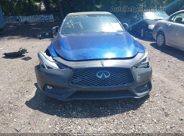 JN1FV7EL3LM460115 2020 INFINITI Q60 Blue Front view
