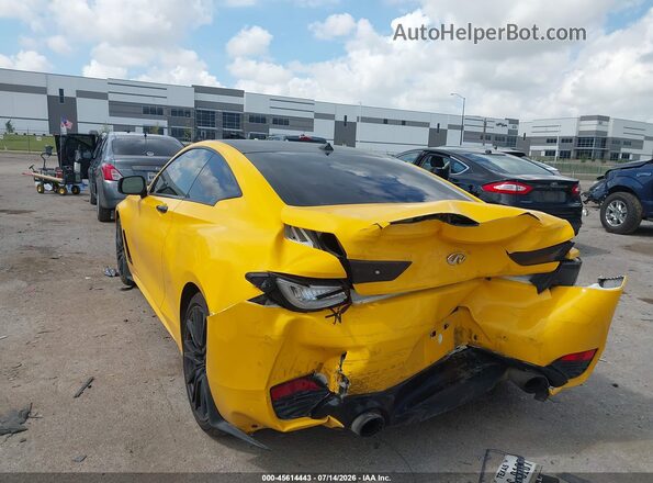 JN1FV7EL5HM701955 2017 INFINITI Q60 Yellow Հետևի ձախ