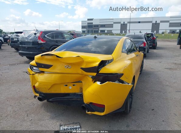 JN1FV7EL5HM701955 2017 INFINITI Q60 Yellow Հետևի աջ