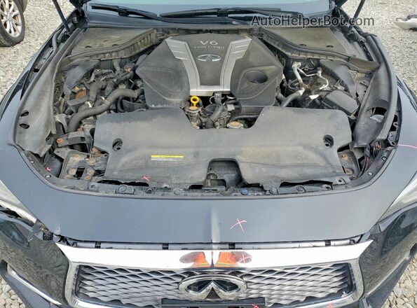 JN1FV7EL7JM631333 2018 INFINITI Q60 Black Rear interior view