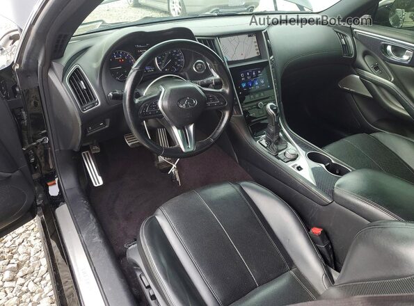 JN1FV7EL7JM631333 2018 INFINITI Q60 Black Dashboard view