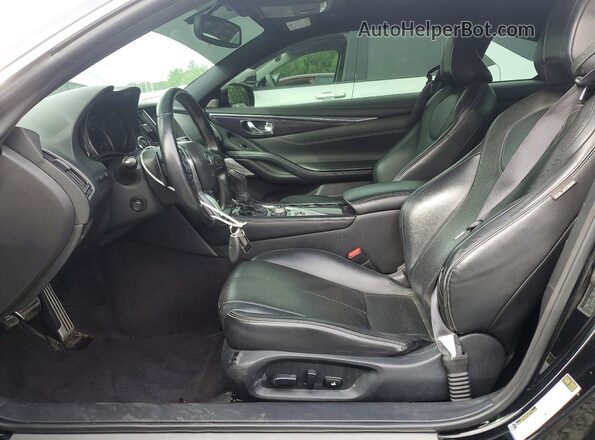 JN1FV7EL7JM631333 2018 INFINITI Q60 Black Front interior view