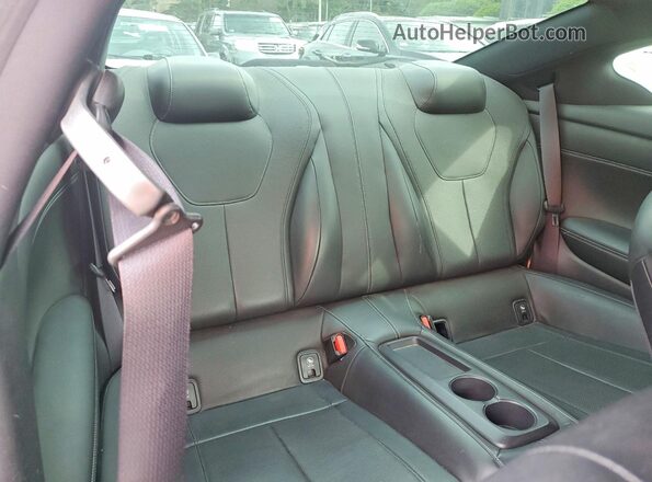 JN1FV7EL7JM631333 2018 INFINITI Q60 Black Rear seats view