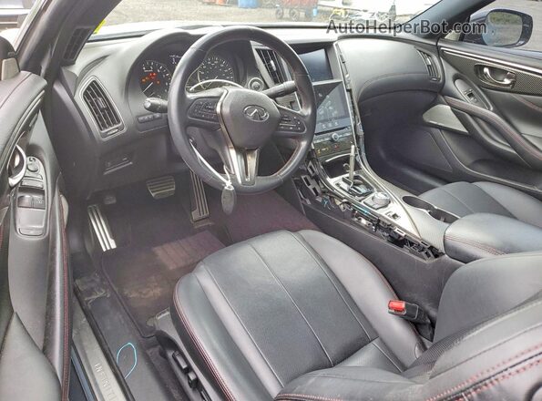 JN1FV7LK7MM530405 2021 INFINITI Q60 Gray Dashboard view