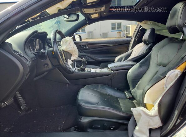 JN1FV7LL2MM560341 2021 INFINITI Q60 Черный Вид салона спереди