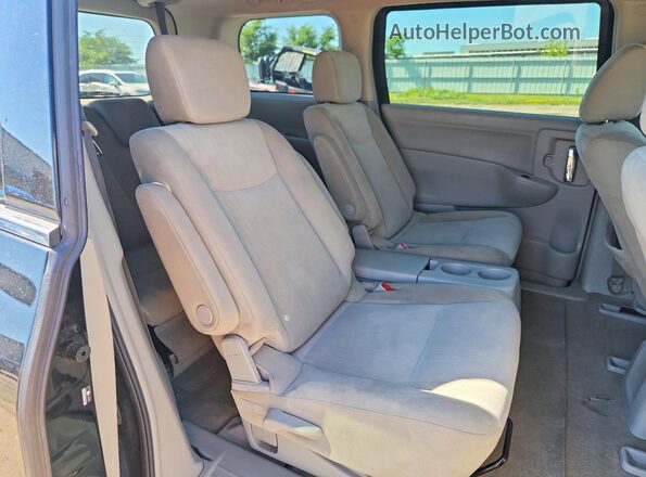 JN8AE2KP0H9169569 2017 NISSAN QUEST Black Rear interior view