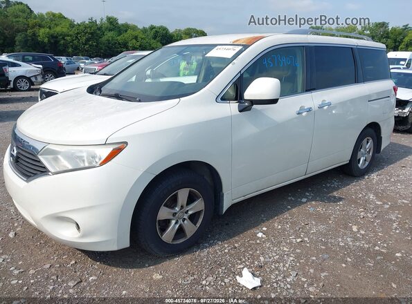 JN8AE2KP1G9150396 2016 NISSAN QUEST White წინა მარცხენა ხედი სამი მეოთხედიდან