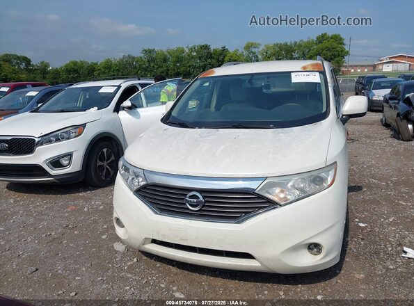JN8AE2KP1G9150396 2016 NISSAN QUEST White ხელსაწყოთა პანელის ხედი