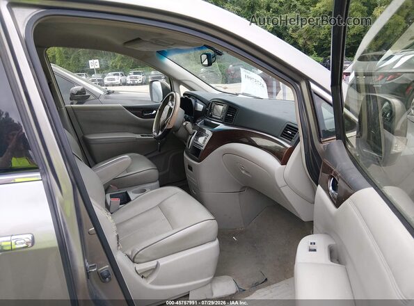 JN8AE2KP1G9152178 2016 NISSAN QUEST Brown Widok wnętrza z przodu