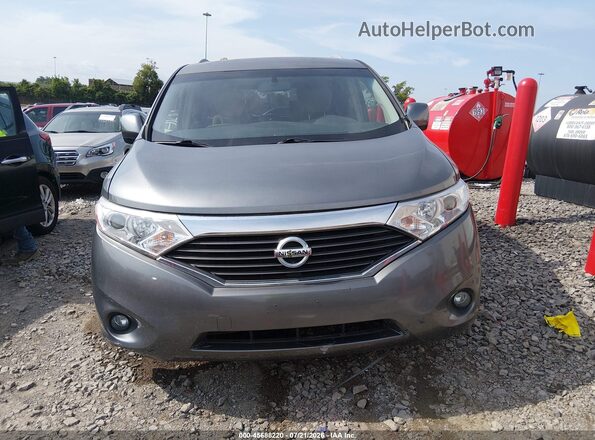JN8AE2KP1H9166891 2017 NISSAN QUEST Gray ხელსაწყოთა პანელის ხედი