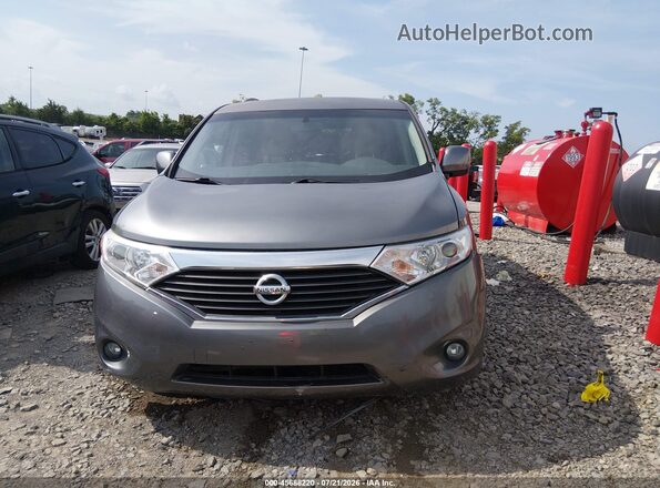 JN8AE2KP1H9166891 2017 NISSAN QUEST Gray წინა ხედი