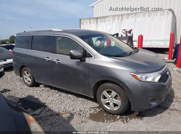 JN8AE2KP1H9166891 2017 NISSAN QUEST Gray უკანა სალონის ხედი