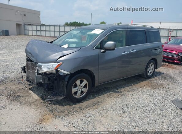 JN8AE2KP1H9168284 2017 NISSAN QUEST Серый Передняя левая четверть