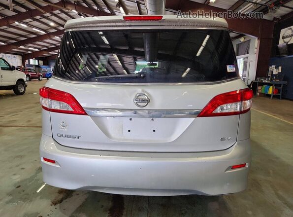 JN8AE2KP2G9154005 2016 NISSAN QUEST Silver Вид ззаду