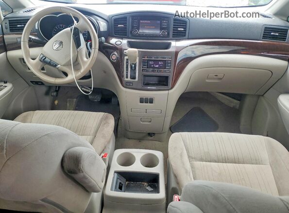 JN8AE2KP2G9155591 2016 NISSAN QUEST Gray Առջևի վահանակի տեսք