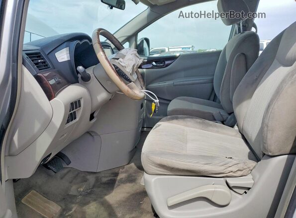 JN8AE2KP3G9151193 2016 NISSAN QUEST Silver Widok wnętrza z przodu