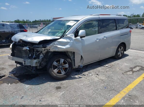 JN8AE2KP3H9167265 2017 NISSAN QUEST Silver Передня ліва чверть