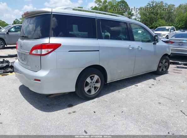 JN8AE2KP3H9167265 2017 NISSAN QUEST Silver Задня права чверть