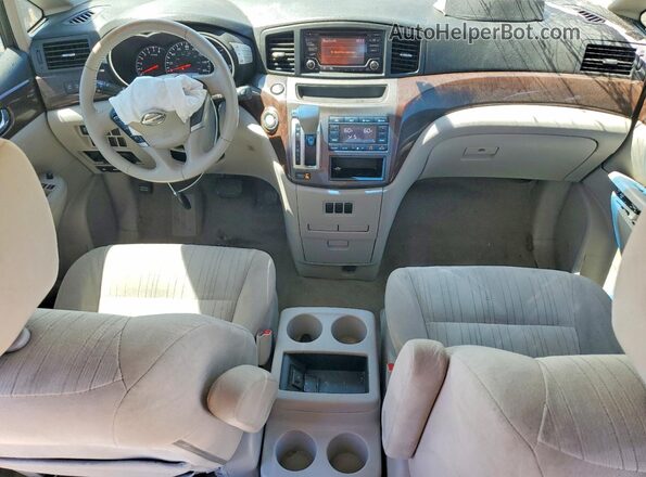JN8AE2KP4G9153079 2016 NISSAN QUEST Silver Dashboard view