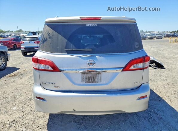 JN8AE2KP4G9153079 2016 NISSAN QUEST Silver Rear view