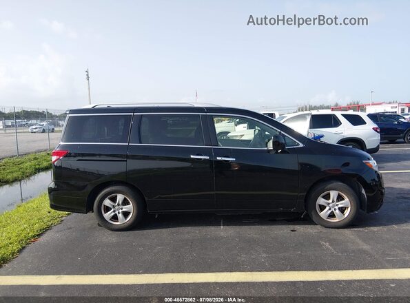 JN8AE2KP4H9169896 2017 NISSAN QUEST Black უკანა სალონის ხედი