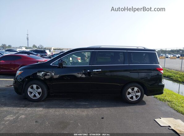 JN8AE2KP4H9169896 2017 NISSAN QUEST Black სალონის 360-გრადუსიანი ხედი