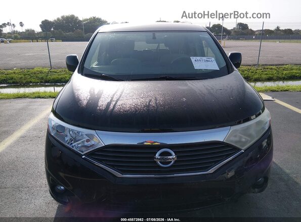 JN8AE2KP4H9169896 2017 NISSAN QUEST Black ხელსაწყოთა პანელის ხედი