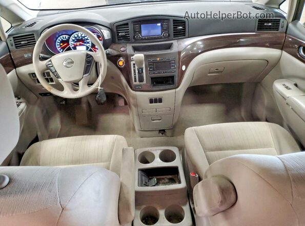 JN8AE2KP5G9151387 2016 NISSAN QUEST White წინა პანელის ხედი