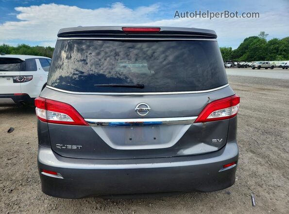 JN8AE2KP5G9157044 2016 NISSAN QUEST Gray უკანა ხედი