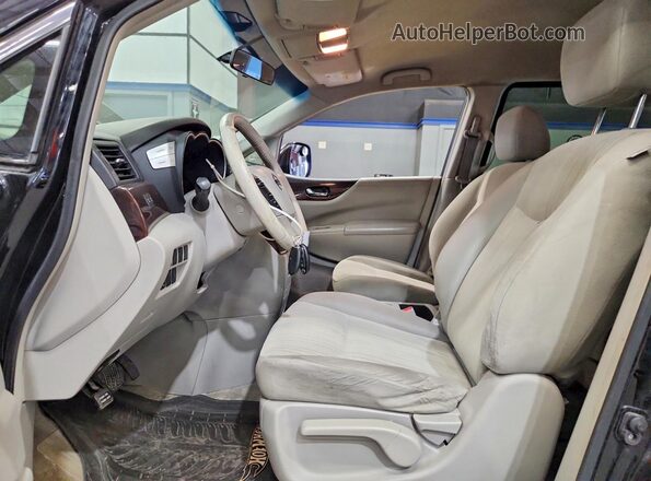 JN8AE2KP6G9157103 2016 NISSAN QUEST Black Front interior view