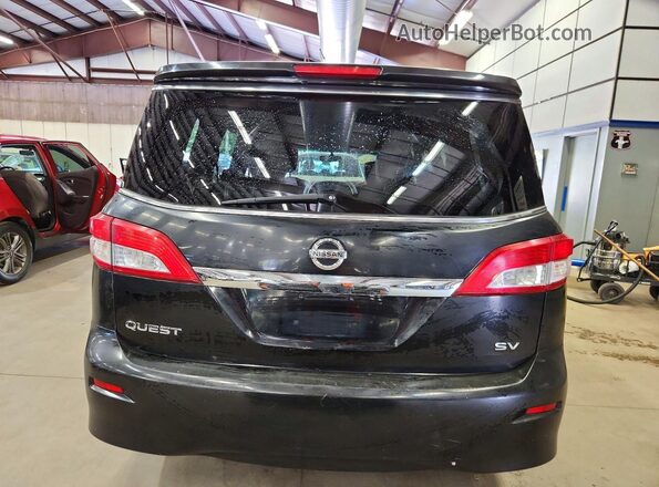 JN8AE2KP6G9157103 2016 NISSAN QUEST Black Rear view