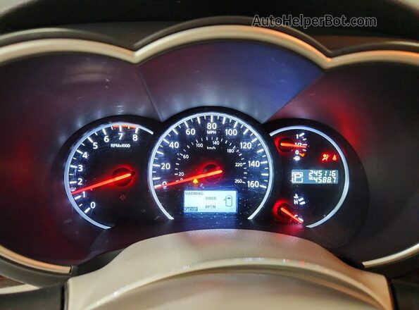 JN8AE2KP6G9157103 2016 NISSAN QUEST Black Instrument cluster view