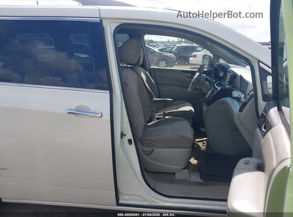 JN8AE2KP6H9170001 2017 NISSAN QUEST White Вид салону спереду