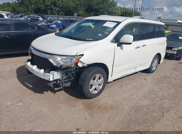 JN8AE2KP6H9170001 2017 NISSAN QUEST White Передня ліва чверть