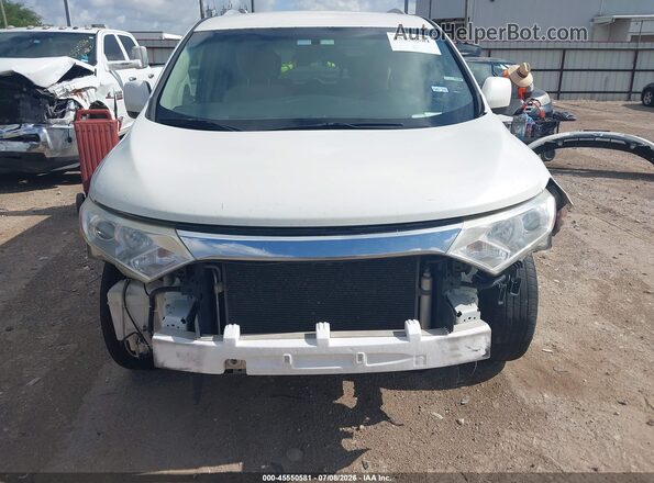 JN8AE2KP6H9170001 2017 NISSAN QUEST White Вид щитка приладів