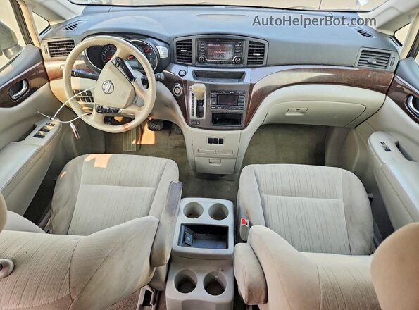 JN8AE2KP7G9154078 2016 NISSAN QUEST Silver Առջևի վահանակի տեսք