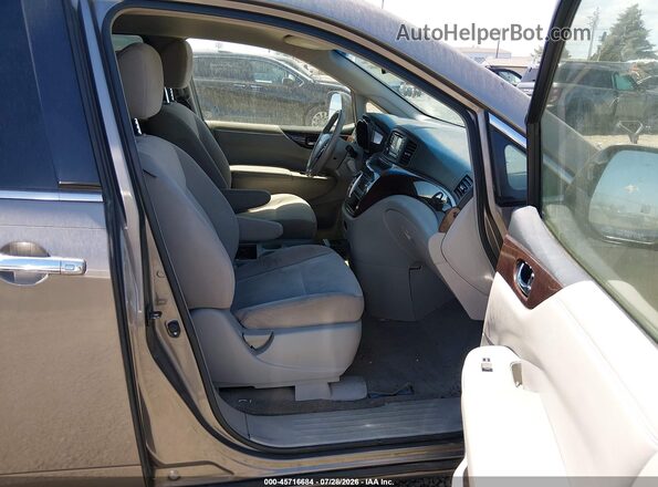 JN8AE2KP7H9167530 2017 NISSAN QUEST Gray წინა სალონის ხედი