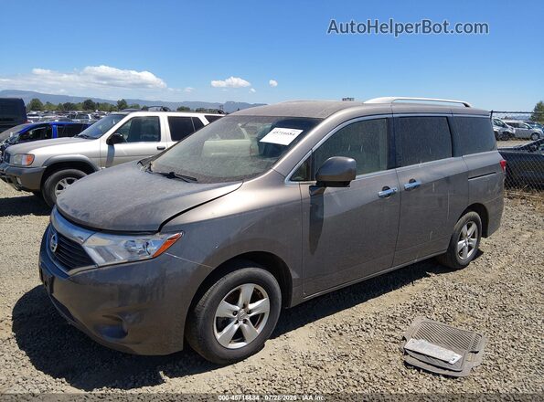 JN8AE2KP7H9167530 2017 NISSAN QUEST Gray წინა მარცხენა ხედი სამი მეოთხედიდან
