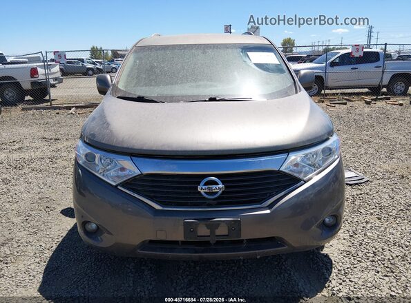JN8AE2KP7H9167530 2017 NISSAN QUEST Gray ხელსაწყოთა პანელის ხედი