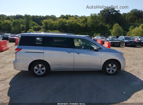 JN8AE2KP8G9150850 2016 NISSAN QUEST Серебряный Вид задней части салона