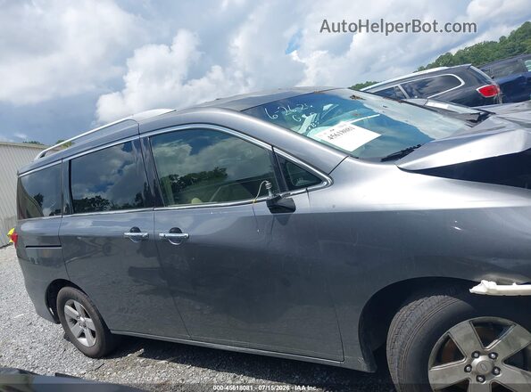 JN8AE2KP8H9165303 2017 NISSAN QUEST Серый Вид задней части салона