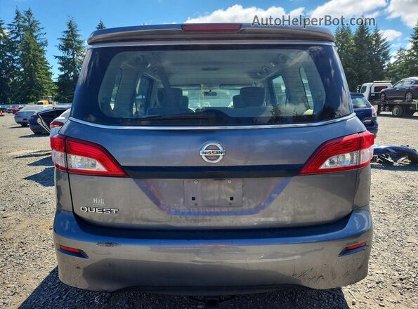 JN8AE2KP9G9150114 2016 NISSAN QUEST Silver Rear view