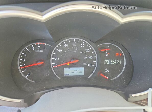 JN8AE2KP9G9150114 2016 NISSAN QUEST Silver Instrument cluster view