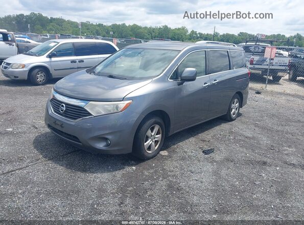 JN8AE2KP9G9153790 2016 NISSAN QUEST Gray Vista tres cuartos delantera izquierda