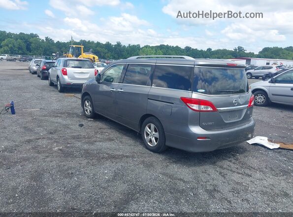 JN8AE2KP9G9153790 2016 NISSAN QUEST Gray Trasero izquierdo